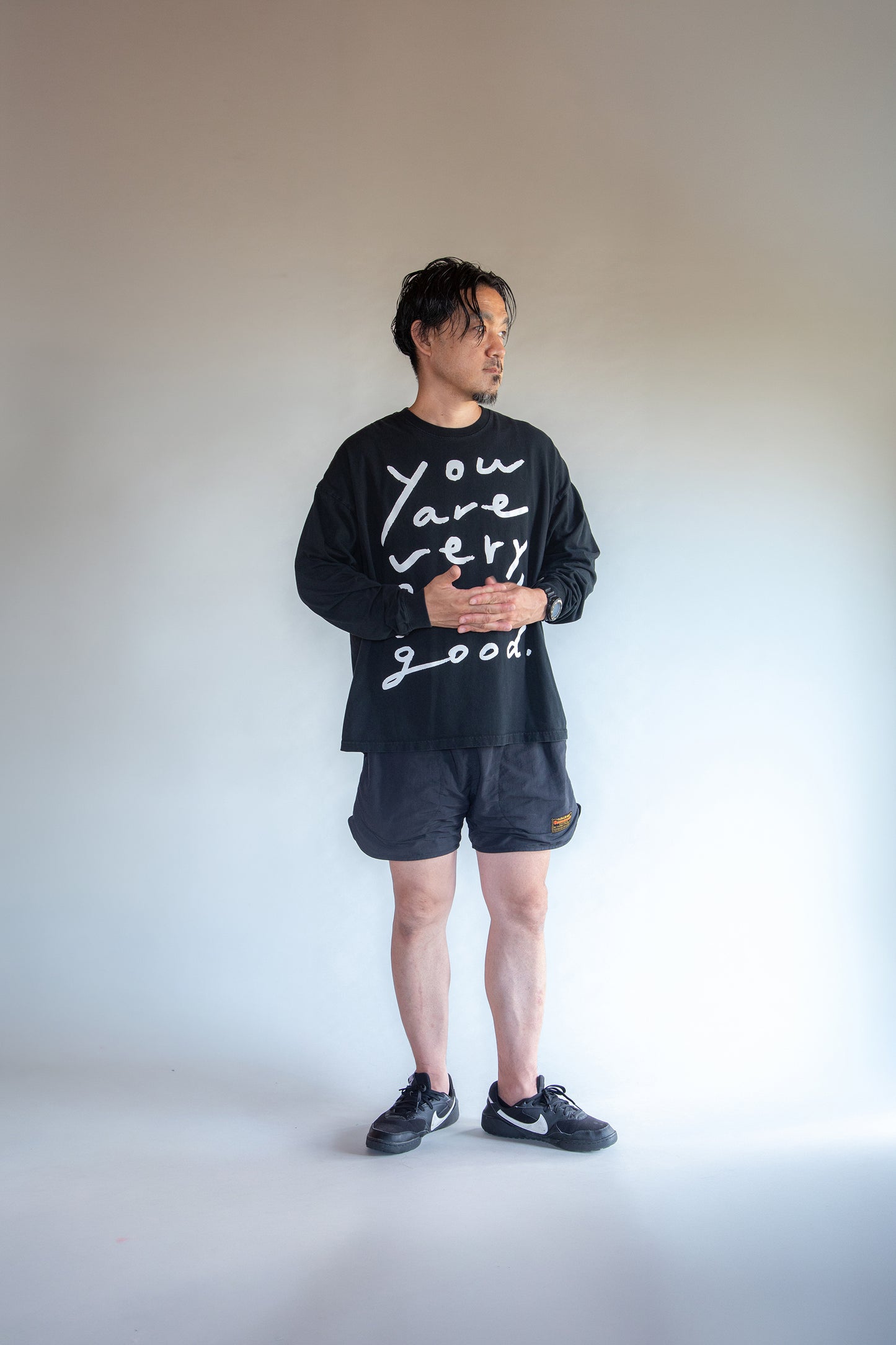 GG02 Long T-shirt Black