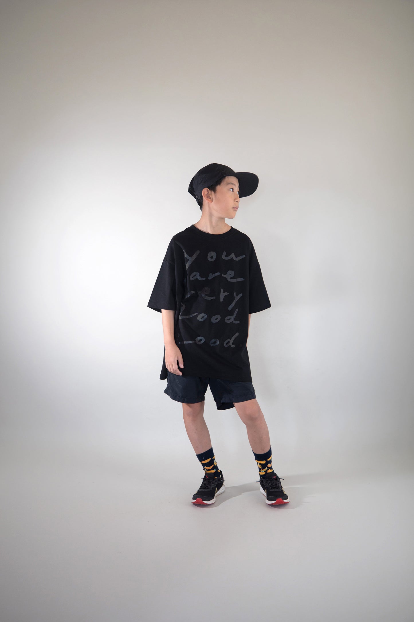 [NEW] GG01 T-shirt Black × Black
