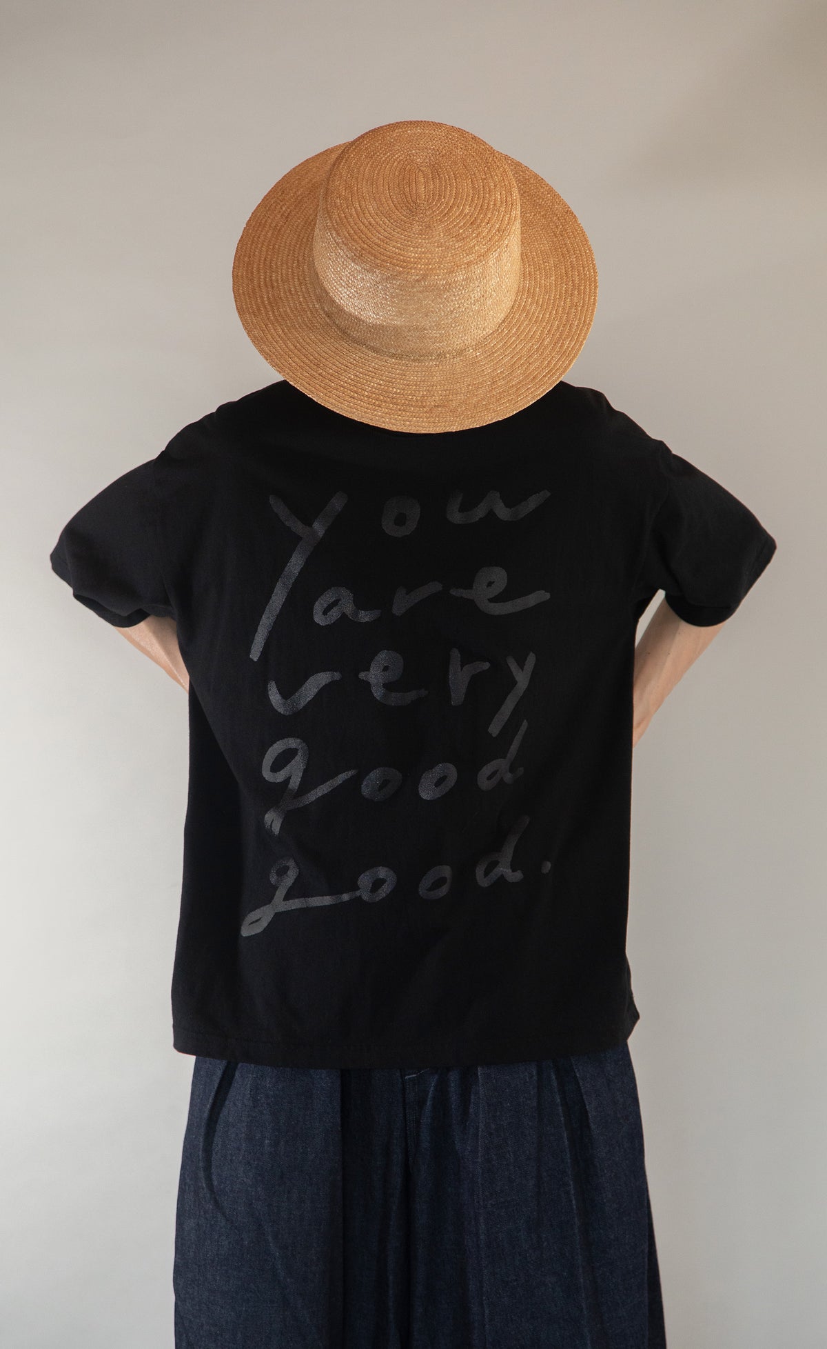 [NEW] GG01 T-shirt Black × Black