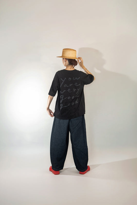 [NEW] GG01 T-shirt Black × Black
